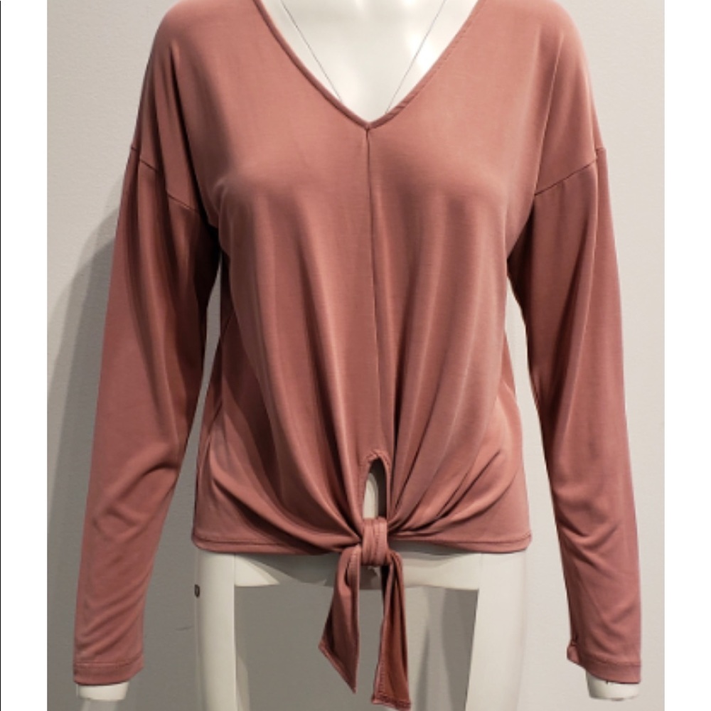 Madelyn tie front top
